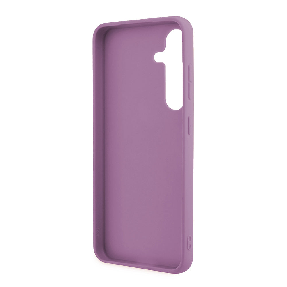 Hoesje voor Samsung Galaxy S24 S921, Guess, Glitter Script, Paars