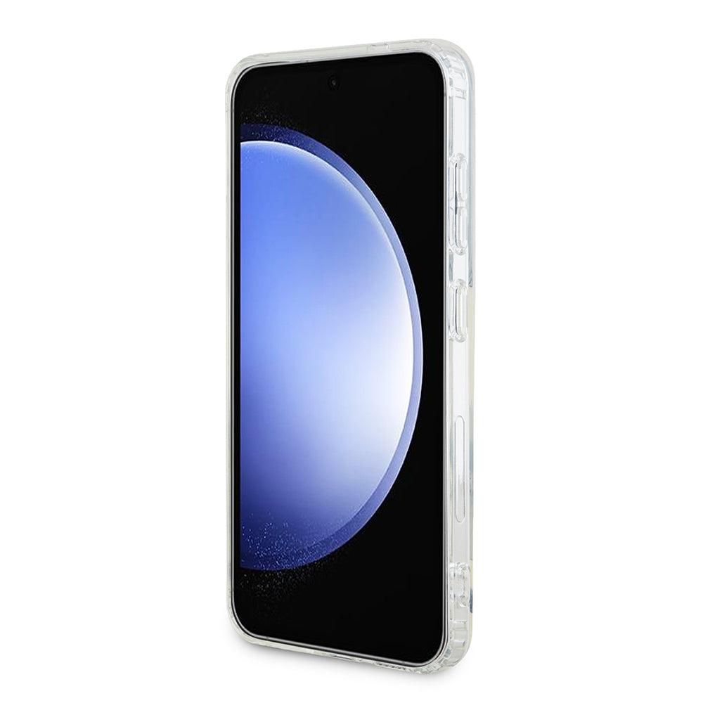 Étui pour Samsung Galaxy S24 S921, Karl Lagerfeld, IML Luxury Choupette, Transparent