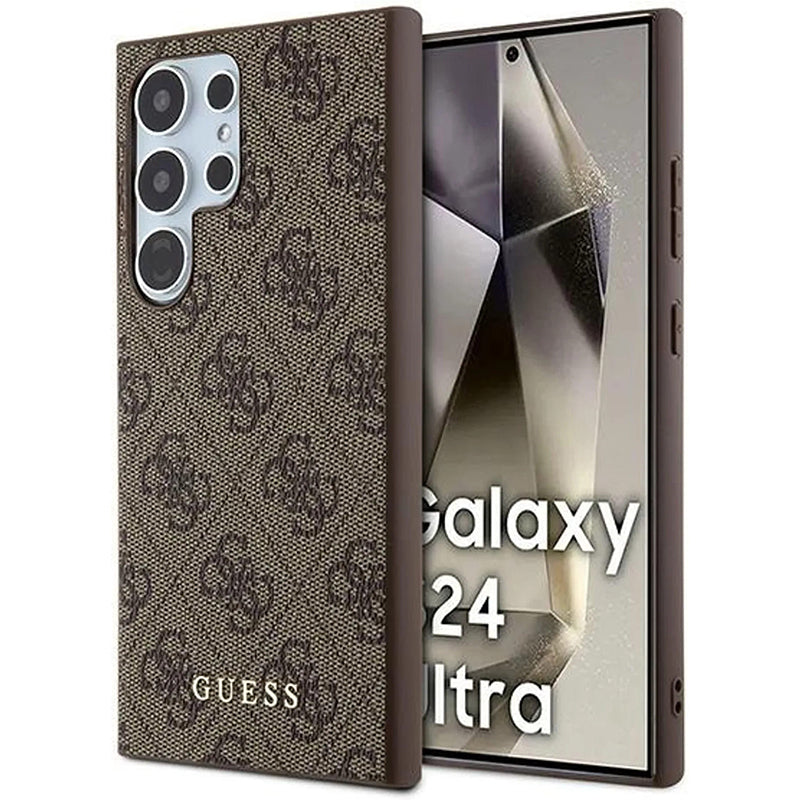 Hülle für Samsung Galaxy S24 Ultra S928, Guess, 4G Metal Gold Logo, Br –  GSMnet