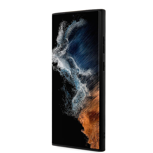 Hülle für Samsung Galaxy S24 Ultra S928, Guess, 4G Stripe, Schwarz