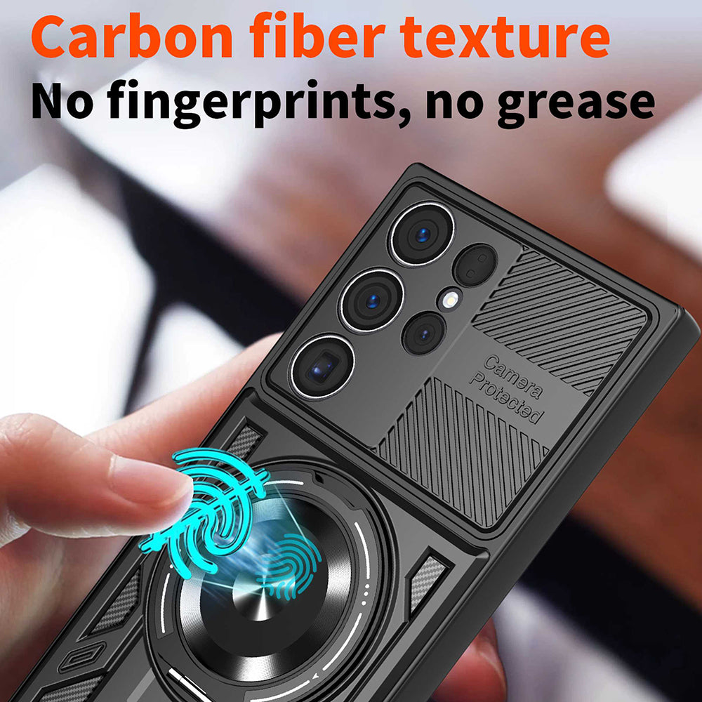 Coque pour Samsung Galaxy S24 Ultra S928, Techsuit, RuggedCam, Bleue