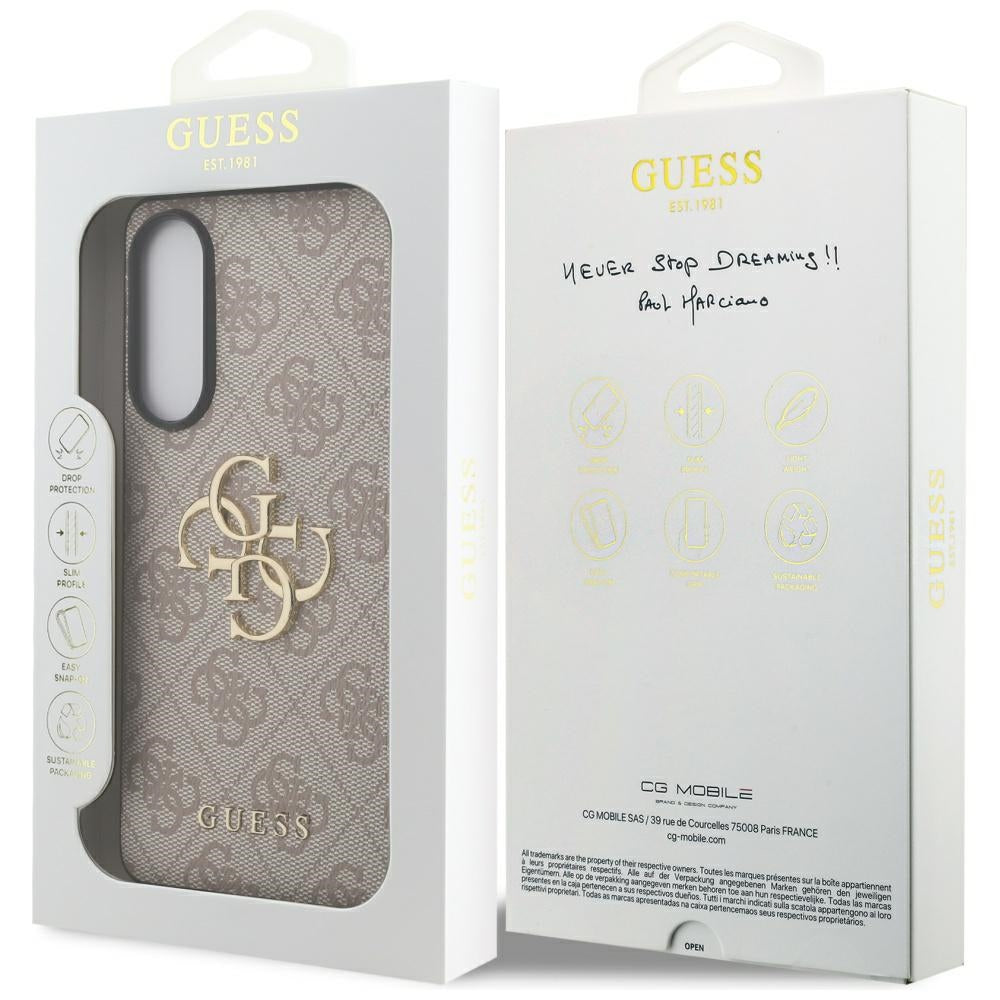 Hülle für Samsung Galaxy S25 Edge S937, Guess, Big 4G Logo Classic, Rosa