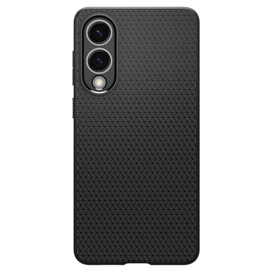 Hülle für Samsung Galaxy S25 Edge S937, Spigen, Liquid Air, Mattschwarz ACS09420