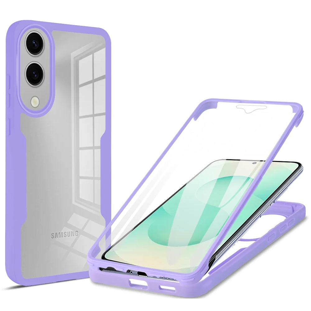 Coque pour Samsung Galaxy S25 Edge S937, Techsuit, ColorVerse 360, Violet