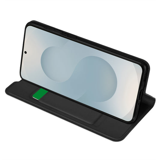 Hoes voor Samsung Galaxy S25 Edge S937, Techsuit, Magskin Book, Zwart