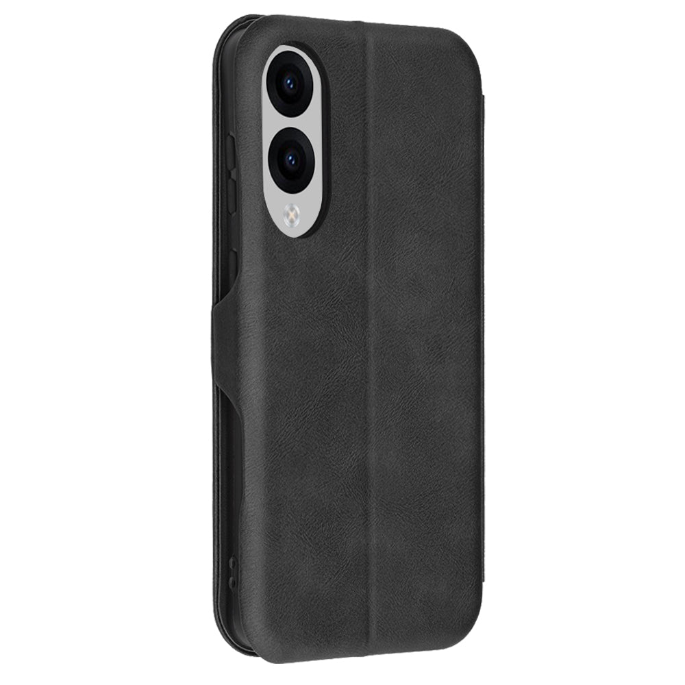 Coque pour Samsung Galaxy S25 Edge S937, Techsuit, Safe Wallet Plus, Noire