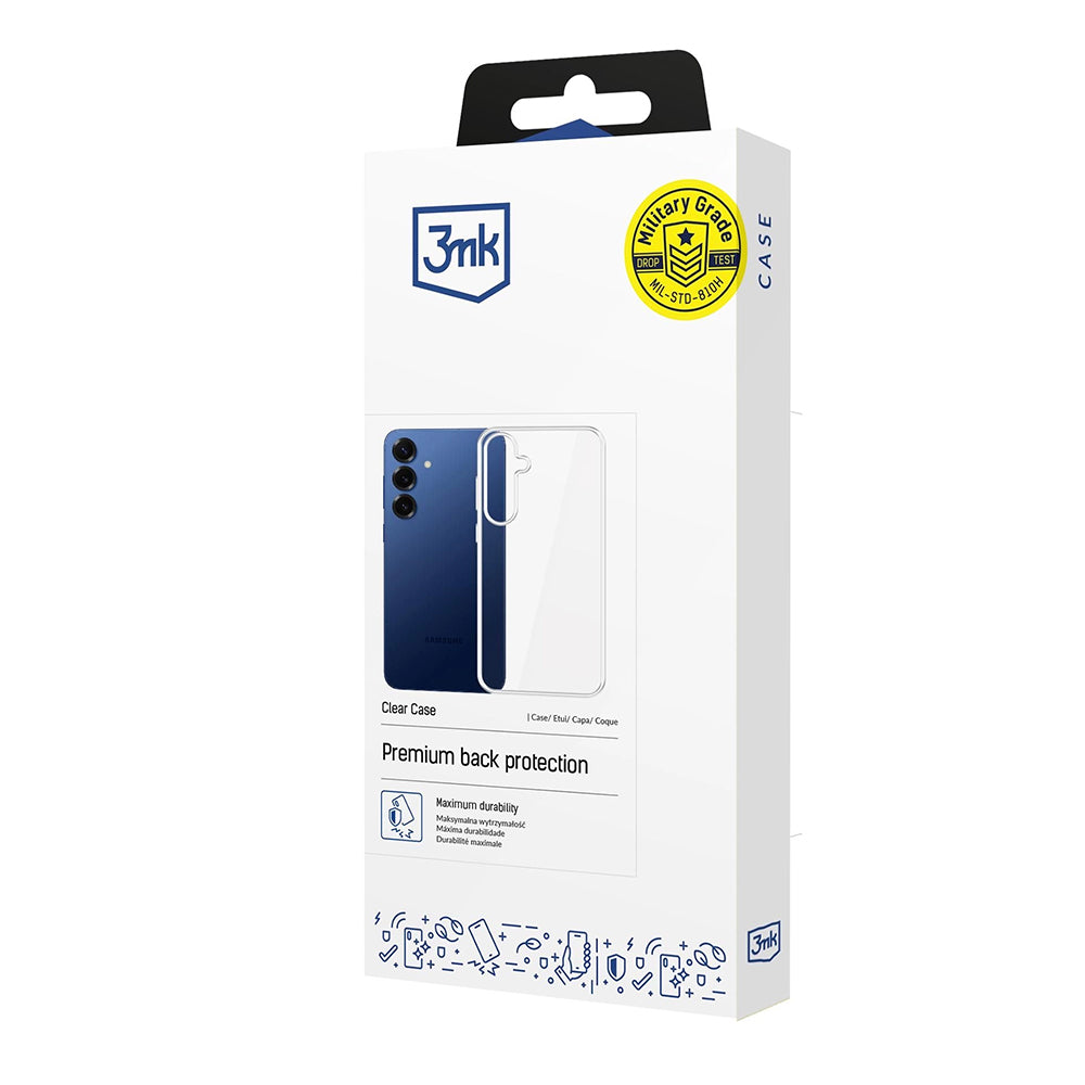 Étui pour Samsung Galaxy S25 FE, 3MK, Clair, Transparent
