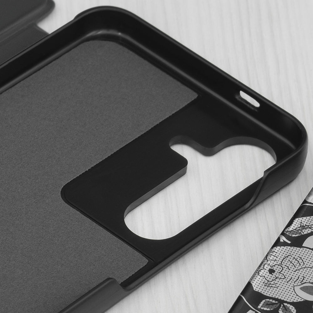 Coque pour Samsung Galaxy S25+ S936, Techsuit, eFold, Noire