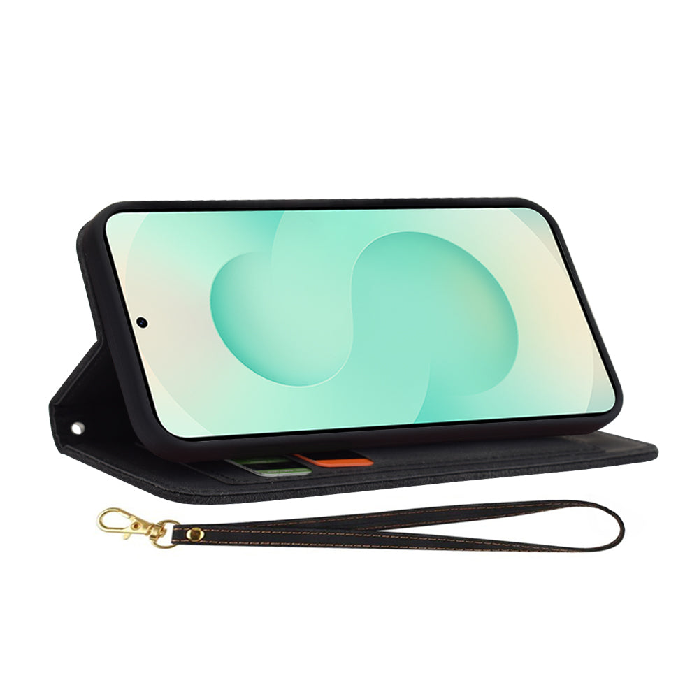 Coque pour Samsung Galaxy S25+ S936, Techsuit, FlipCraft, Noire