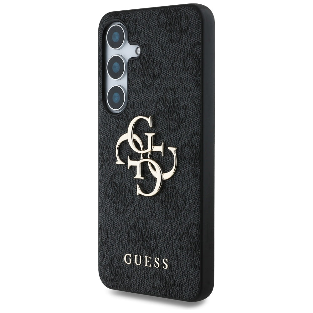 Hülle für Samsung Galaxy S25 S931, Guess, 4G Big Logo, Schwarz