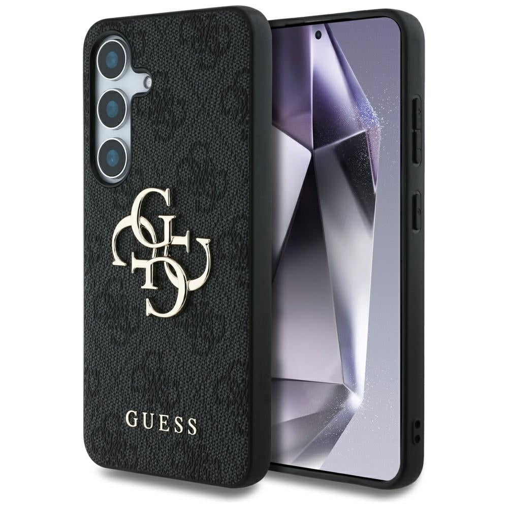 Hülle für Samsung Galaxy S25 S931, Guess, 4G Big Logo, Schwarz