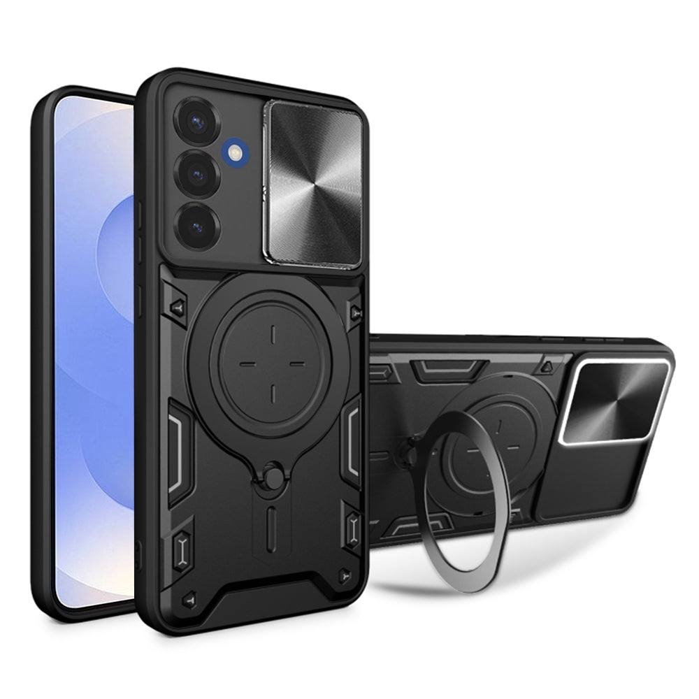 Coque pour Samsung Galaxy S25 S931, Techsuit, CamGuard Pro, Noire