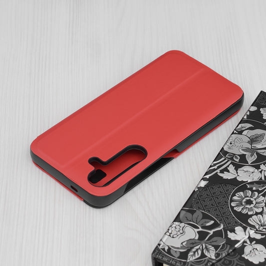 Hoes voor Samsung Galaxy S25 S931, Techsuit, eFold, Rood