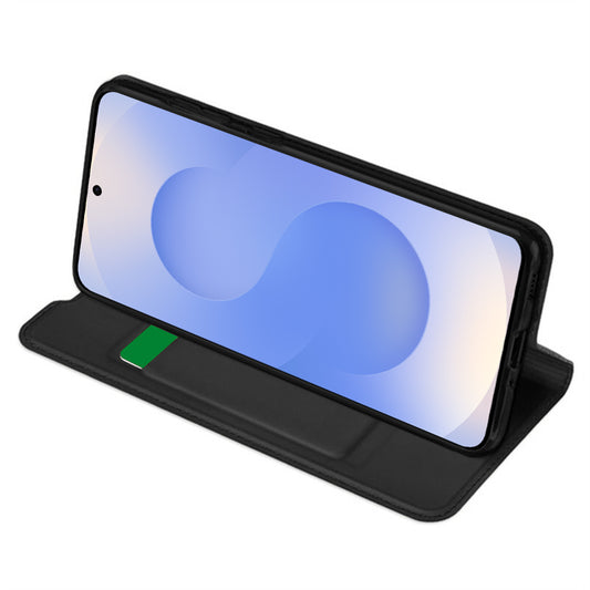 Hoes voor Samsung Galaxy S25 S931, Techsuit, Magskin Book, Zwart