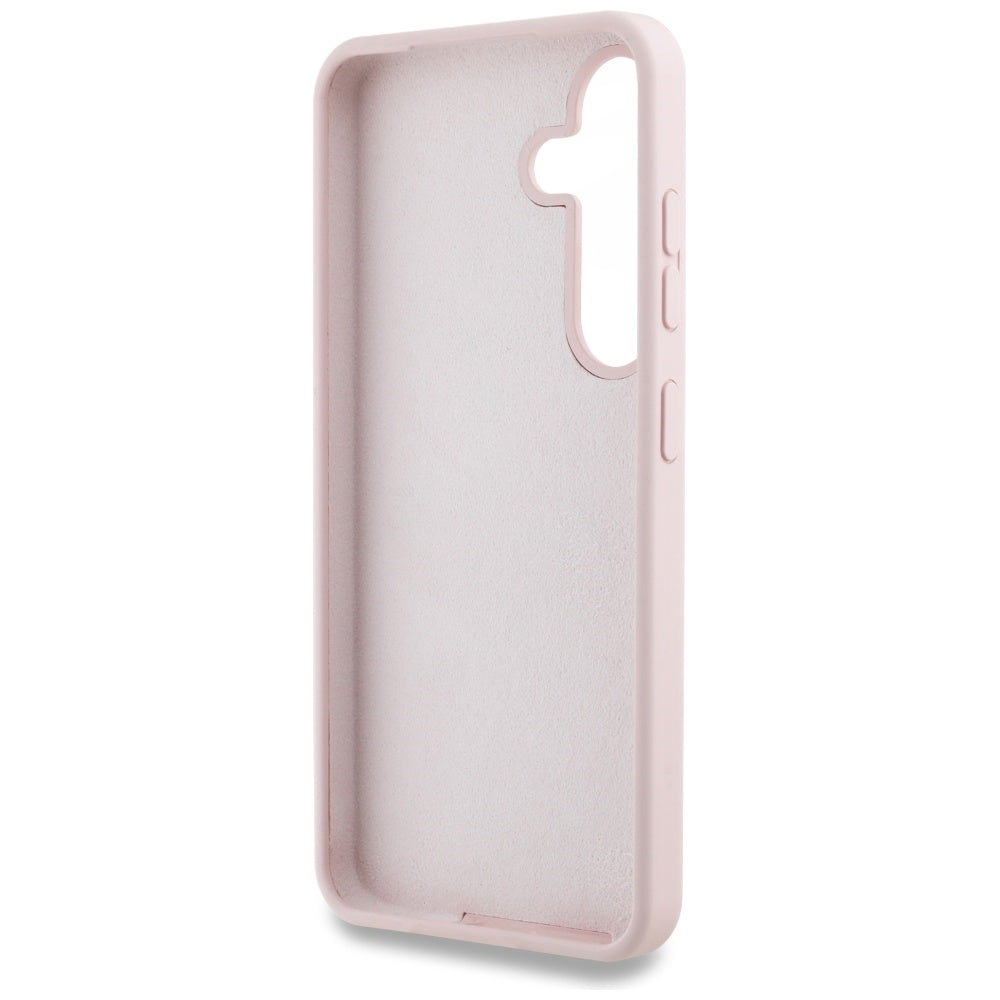 Hoes voor Samsung Galaxy S25 Ultra S938, Guess, 4G Grained Big and Classic Logo, Roze