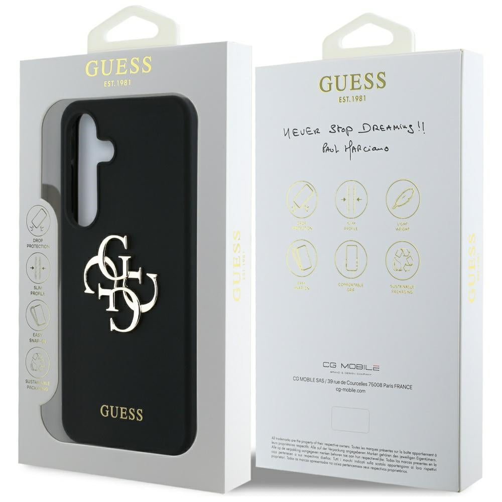 Hoes voor Samsung Galaxy S25 Ultra S938, Guess, 4G Big, Zwart