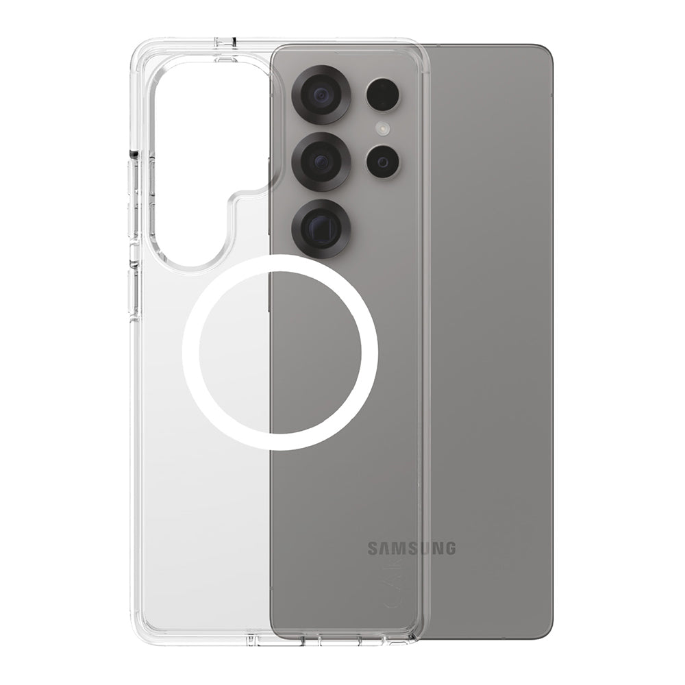 Étui pour Samsung Galaxy S25 Ultra S938, PanzerGlass, Care Urban Combat, Transparent Blanc