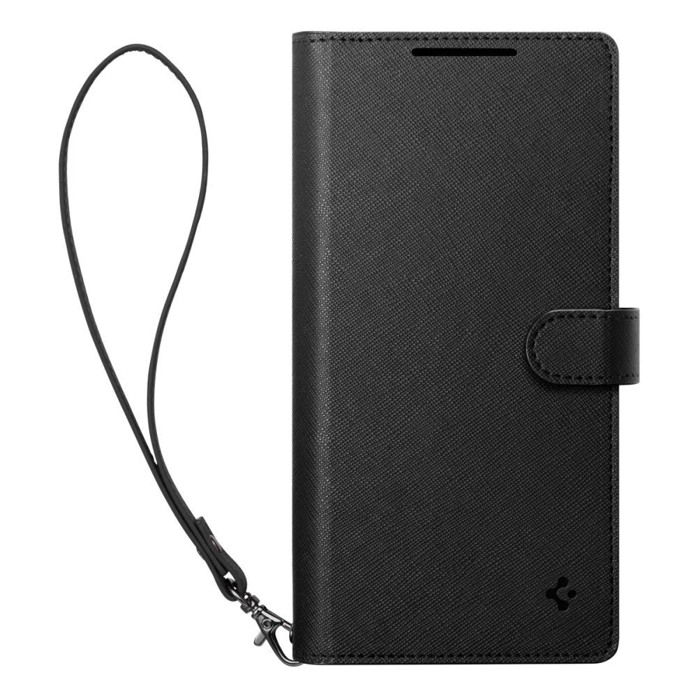 Étui pour Samsung Galaxy S25 Ultra S938, Spigen, Wallet S, Noir ACS09124