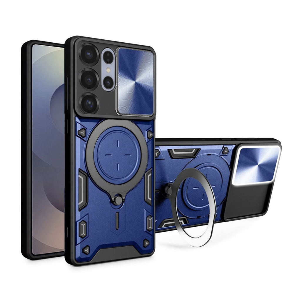Coque pour Samsung Galaxy S25 Ultra S938, Techsuit, CamGuard Pro, Bleue