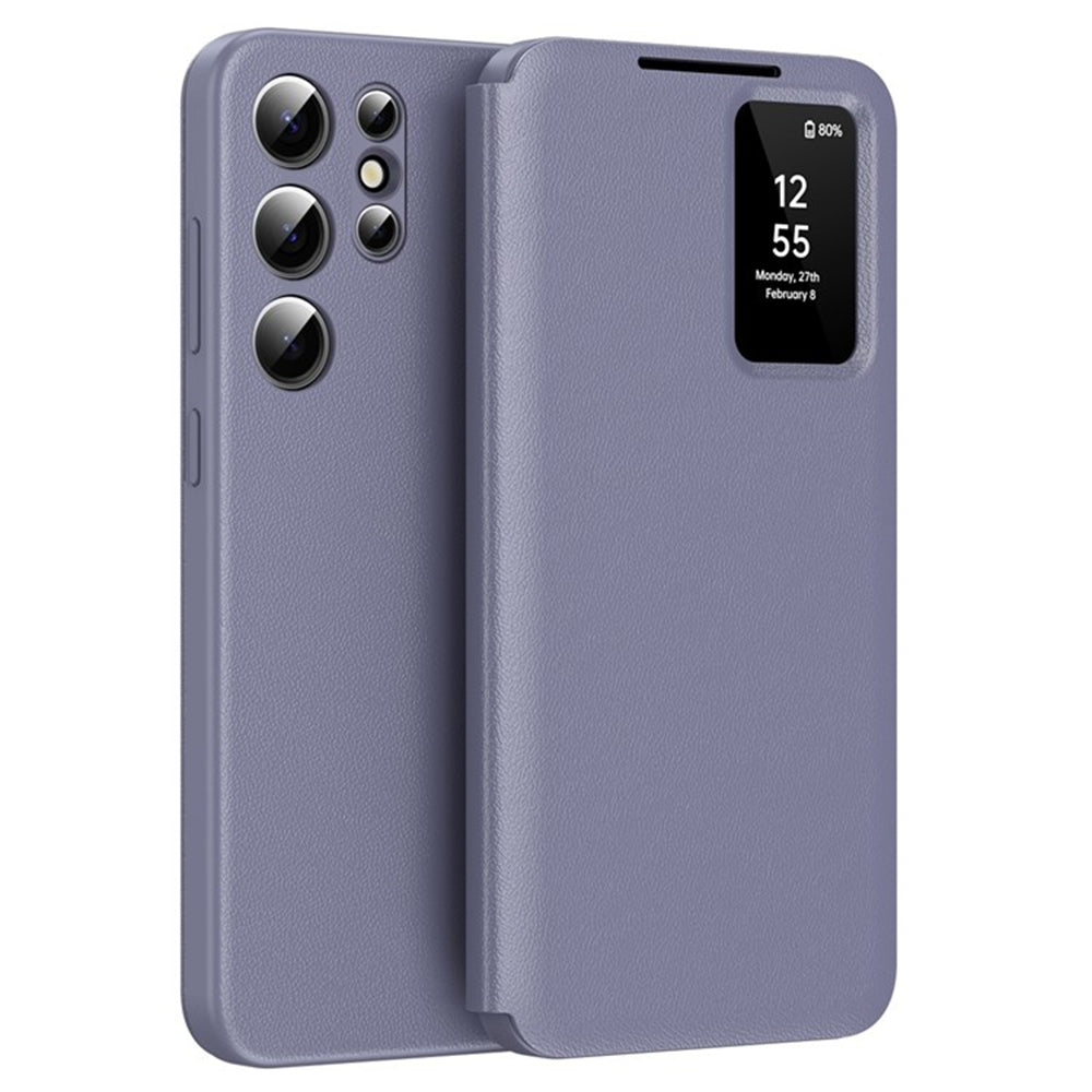 Coque pour Samsung Galaxy S25 Ultra S938, Techsuit, SmartView, Violet