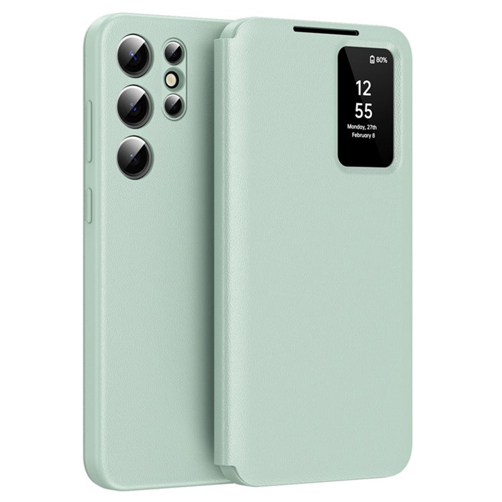 Coque pour Samsung Galaxy S25 Ultra S938, Techsuit, SmartView, Vert