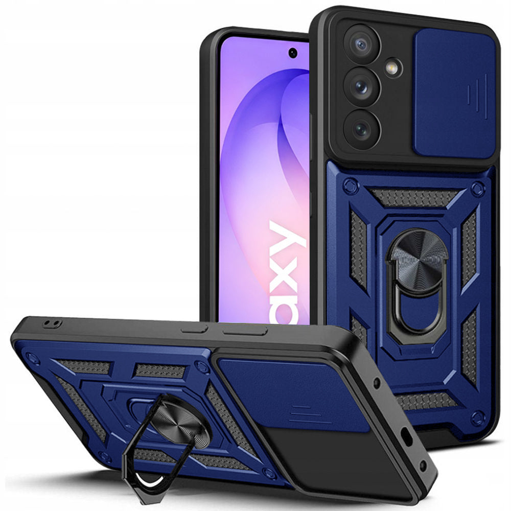 Hoes voor Samsung Galaxy S26 FE / S25 FE, Techsuit, CamShield, Blauw