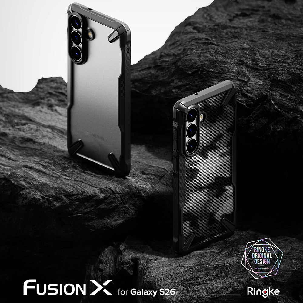 Hoes voor Samsung Galaxy S26 Plus S947, Ringke, Fusion X, Camouflage
