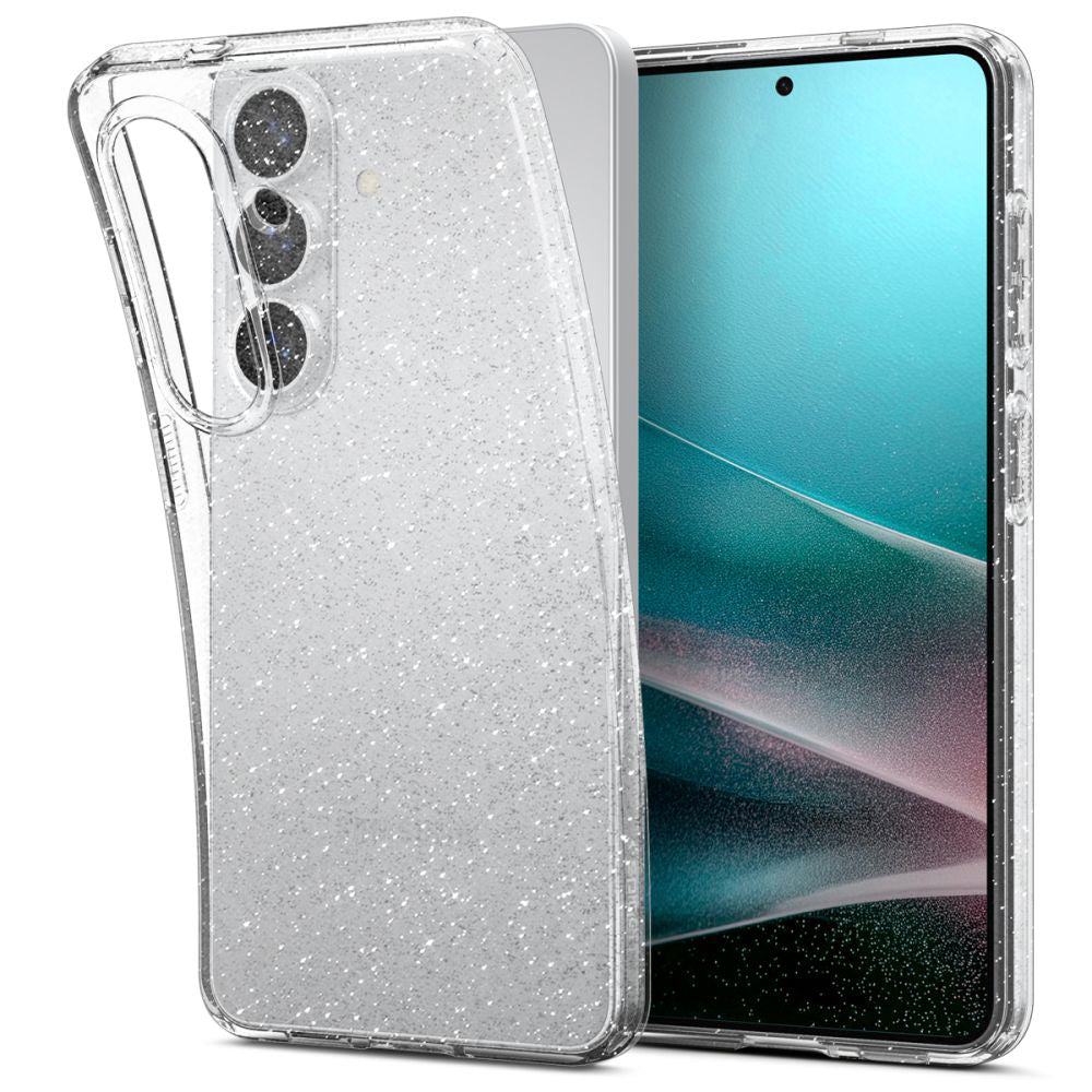 Hoesje voor Samsung Galaxy S26 Plus S947, Spigen, Liquid Crystal Glitter, Transparant ACS10703