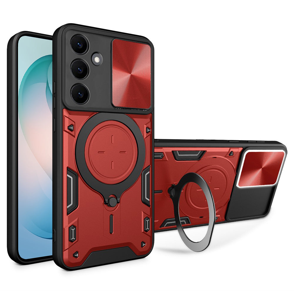 Étui pour Samsung Galaxy S26 Plus, Techsuit, CamGuard Pro, Rouge