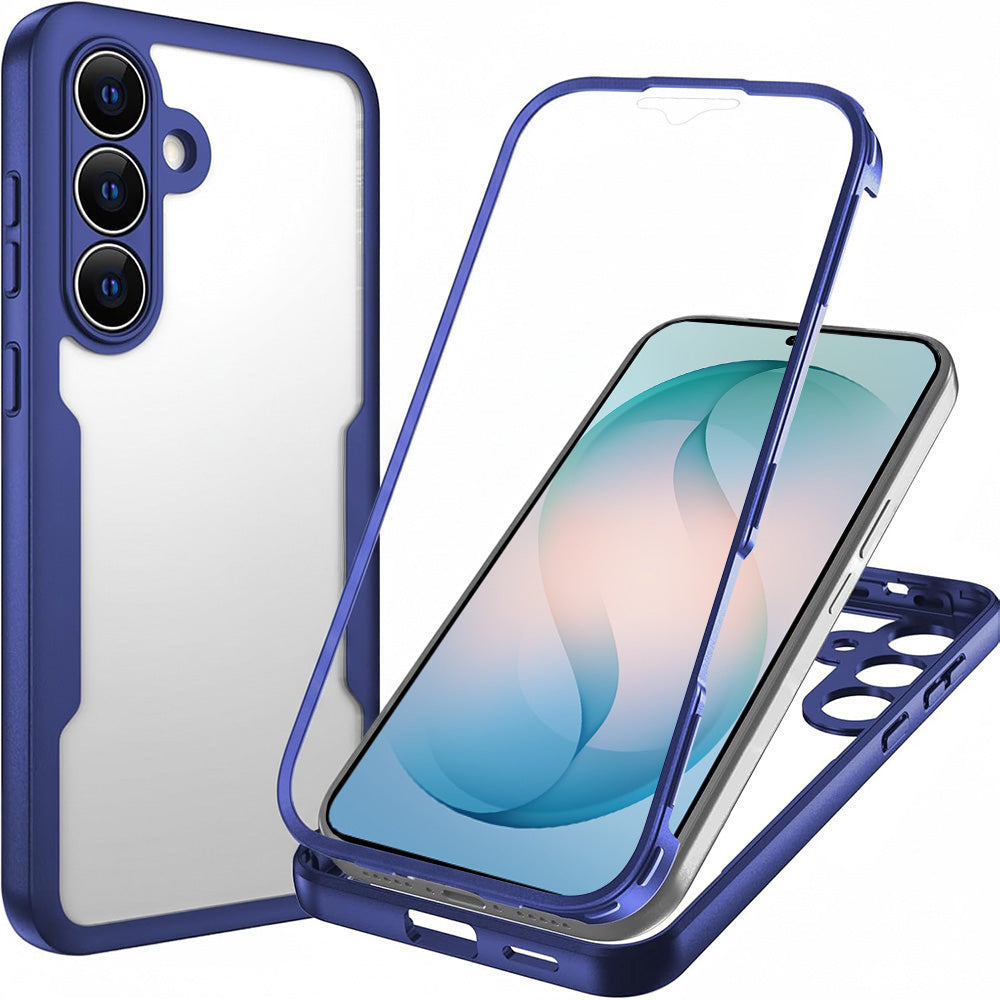 Coque pour Samsung Galaxy S26 Plus S947, Techsuit, ColorVerse 360, Bleue