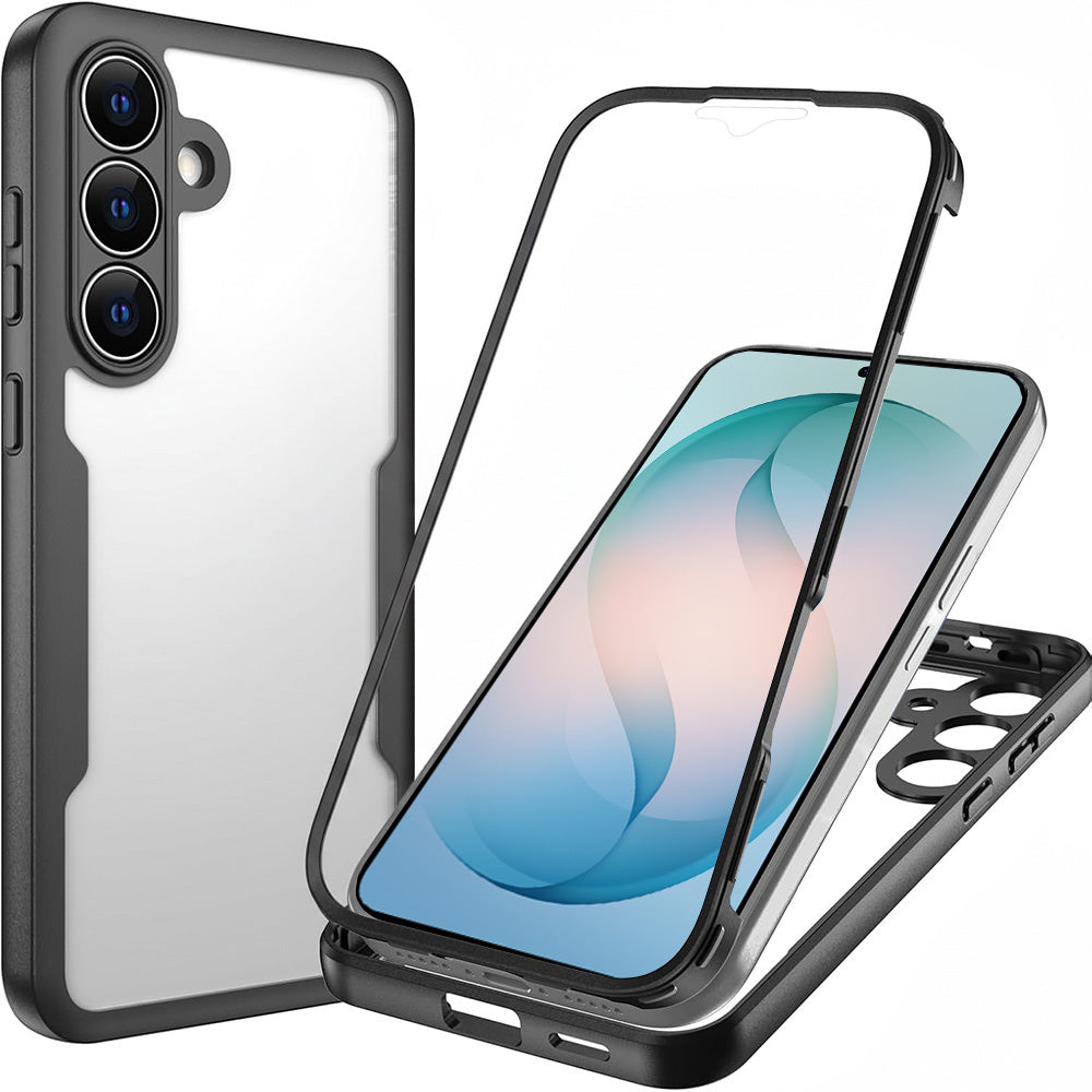 Hoes voor Samsung Galaxy S26 Plus S947, Techsuit, ColorVerse 360, Zwart