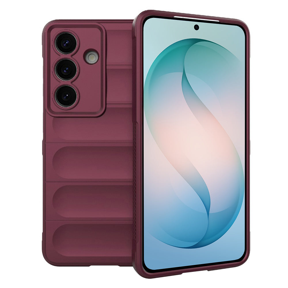 Hoes voor Samsung Galaxy S26 Plus S947, Techsuit, Magic Shield, Kersenrood