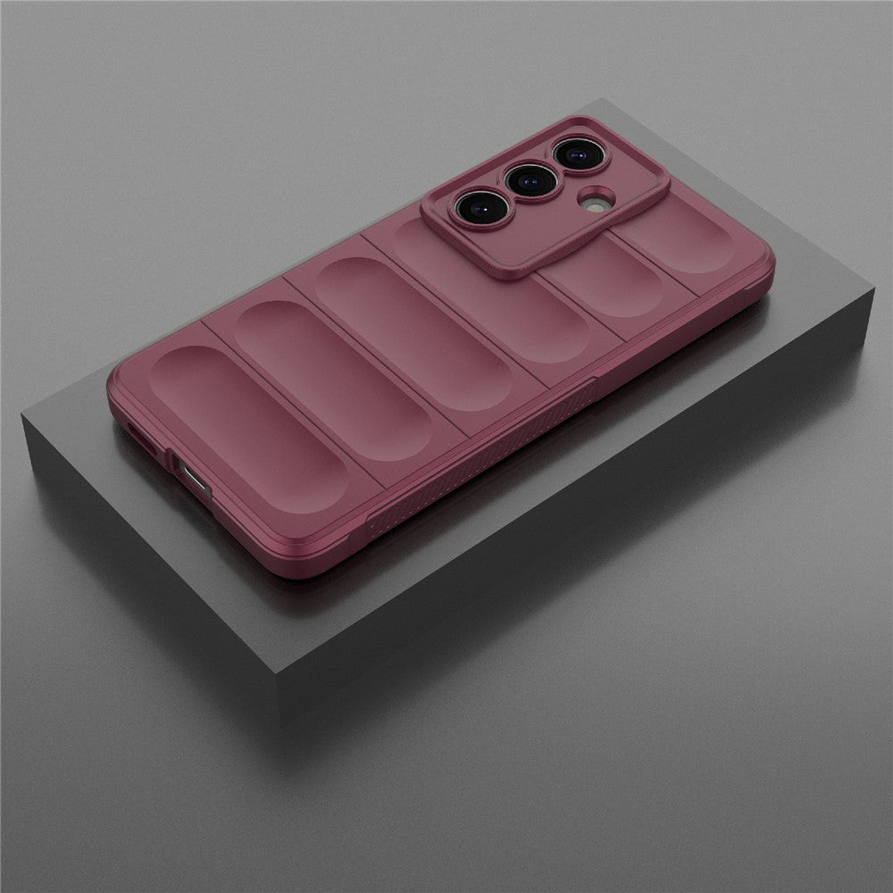 Hoes voor Samsung Galaxy S26 Plus S947, Techsuit, Magic Shield, Kersenrood