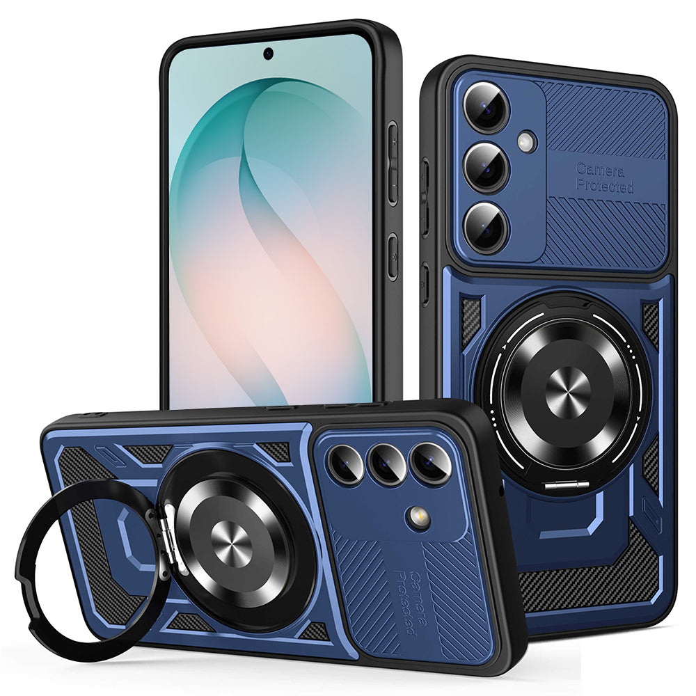 Hoes voor Samsung Galaxy S26 Plus, Techsuit, RuggedCam, Blauw
