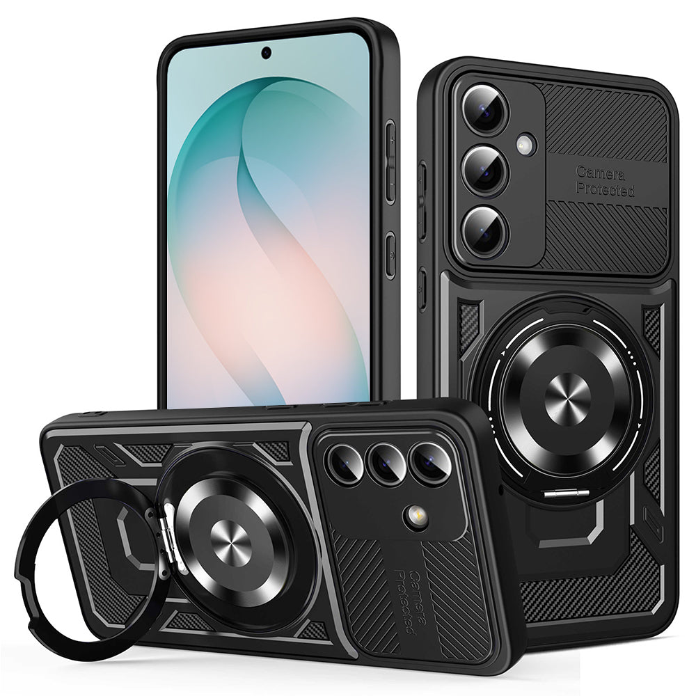 Hoes voor Samsung Galaxy S26 Plus S947, Techsuit, RuggedCam, Zwart