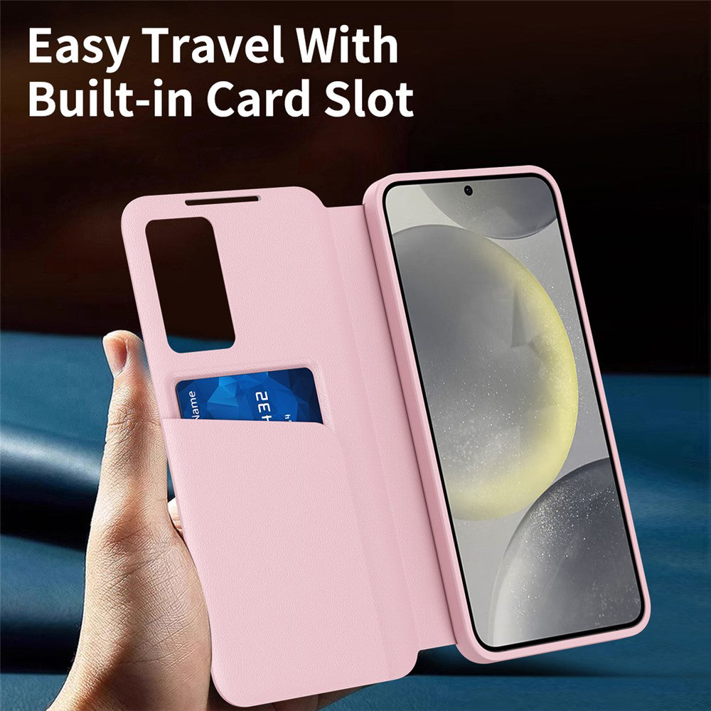 Hoes voor Samsung Galaxy S26 Plus, Techsuit, SmartView, Roze