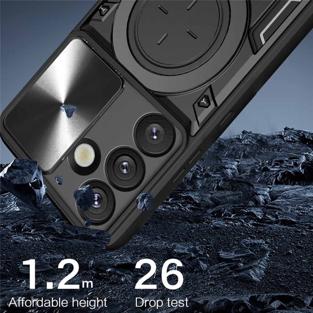 Case for Samsung Galaxy S26 S942, Techsuit, CamGuard Pro, Black