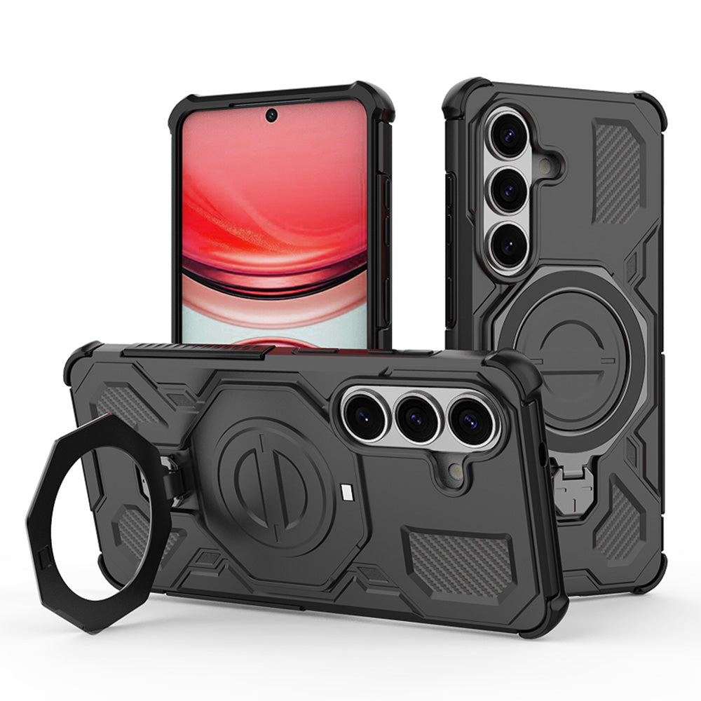 Étui pour Samsung Galaxy S26 S942, Techsuit, Carbon Shield Pro, Noir.