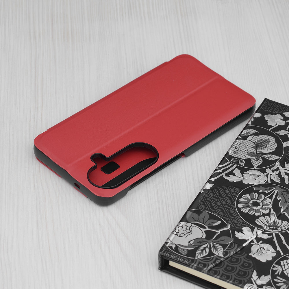 Étui pour Samsung Galaxy S26 S942, Techsuit, eFold, Rouge