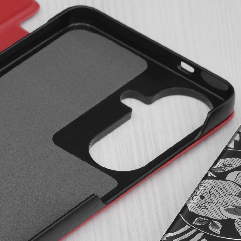 Étui pour Samsung Galaxy S26 S942, Techsuit, eFold, Rouge