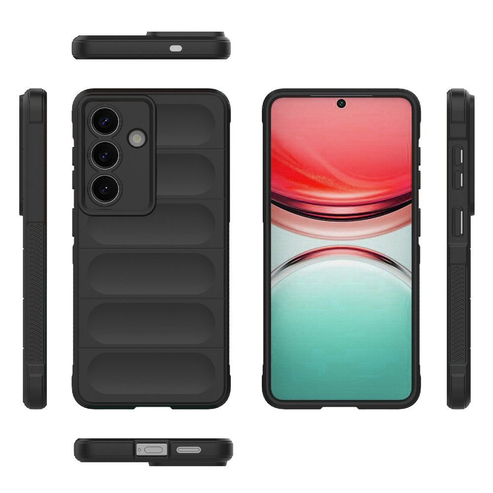 Hoes voor Samsung Galaxy S26 S942, Techsuit, Magic Shield, Zwart