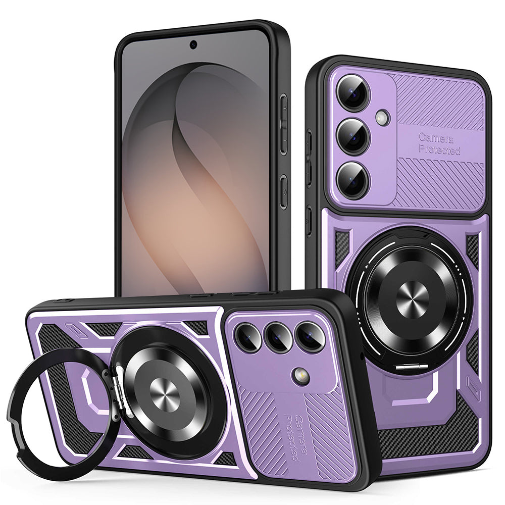Hoes voor Samsung Galaxy S26, Techsuit, RuggedCam, Paars