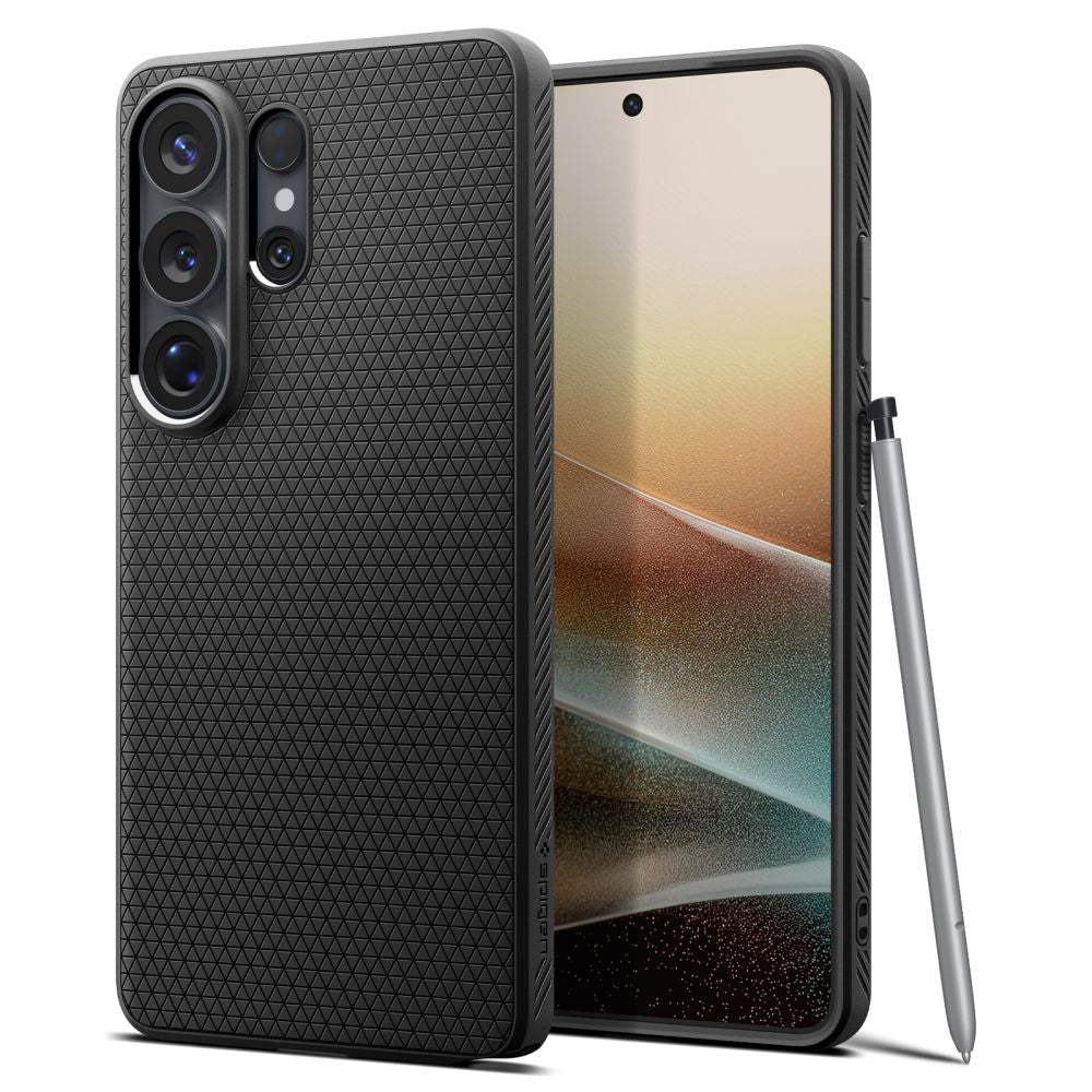 Étui pour Samsung Galaxy S26 Ultra S948, Spigen, Liquid Air, Noir Mat ACS10670