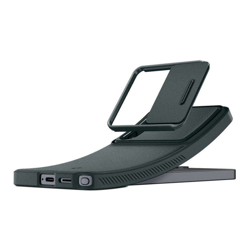 Housse pour Samsung Galaxy S26 Ultra S948, Spigen, Optik Armor, Vert ACS10688