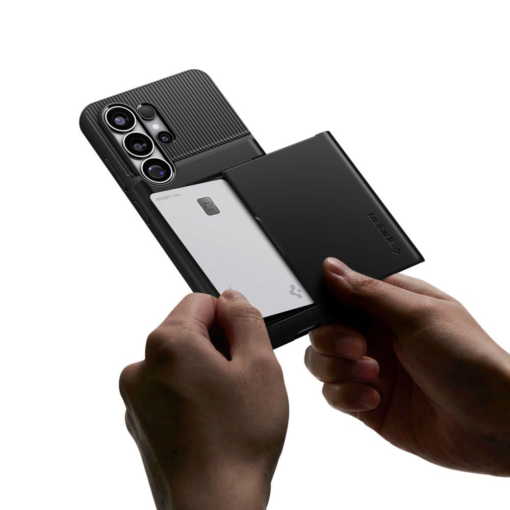 Étui pour Samsung Galaxy S26 Ultra S948, Spigen, Slim Armor CS, Noir ACS11036