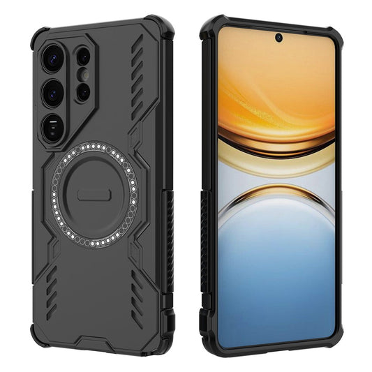 MagSafe hoes voor Samsung Galaxy S26 Ultra, Techsuit, ArmorMag, Zwart