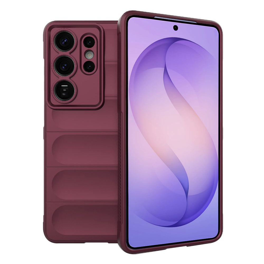 Coque pour Samsung Galaxy S26 Ultra S948, Techsuit, Magic Shield, Bordeaux