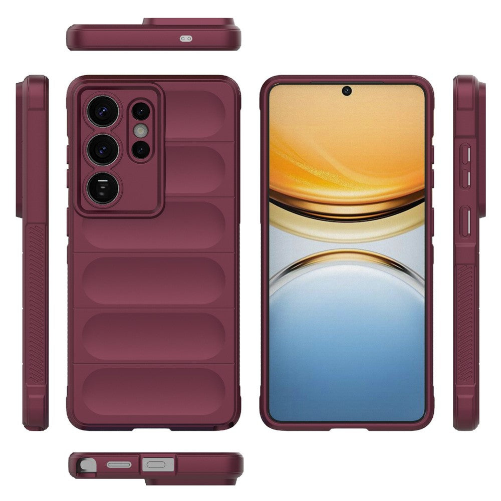 Coque pour Samsung Galaxy S26 Ultra S948, Techsuit, Magic Shield, Bordeaux