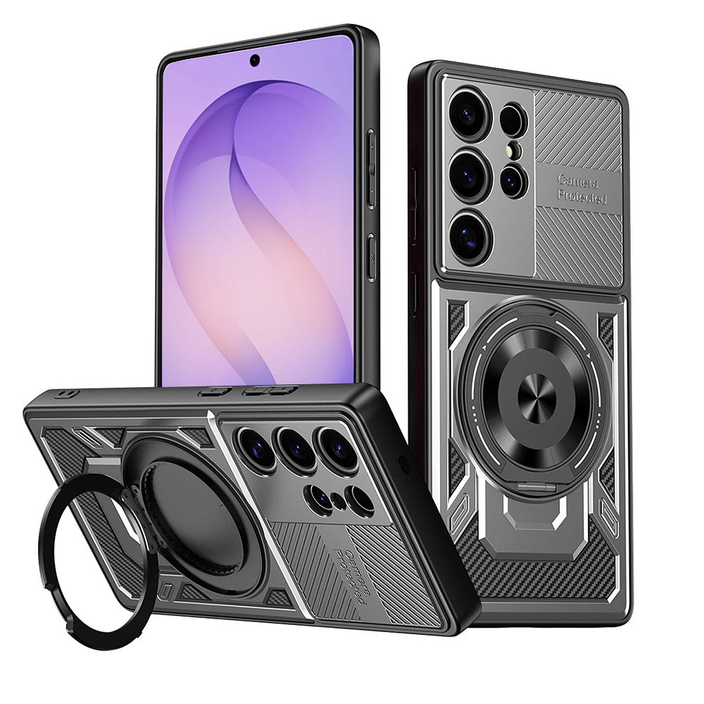 Hoes voor Samsung Galaxy S26 Ultra S948, Techsuit, RuggedCam, Grijs