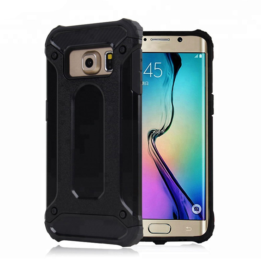 Coque pour Samsung Galaxy S6 G920, Techsuit, Hybrid Armor, Noire
